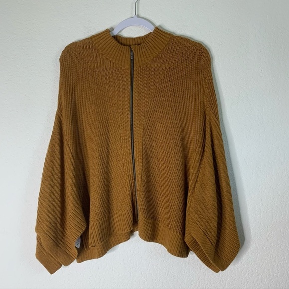 Lululemon womens brown forward flow cape poncho full zip XS/S - Picture 2 of 8